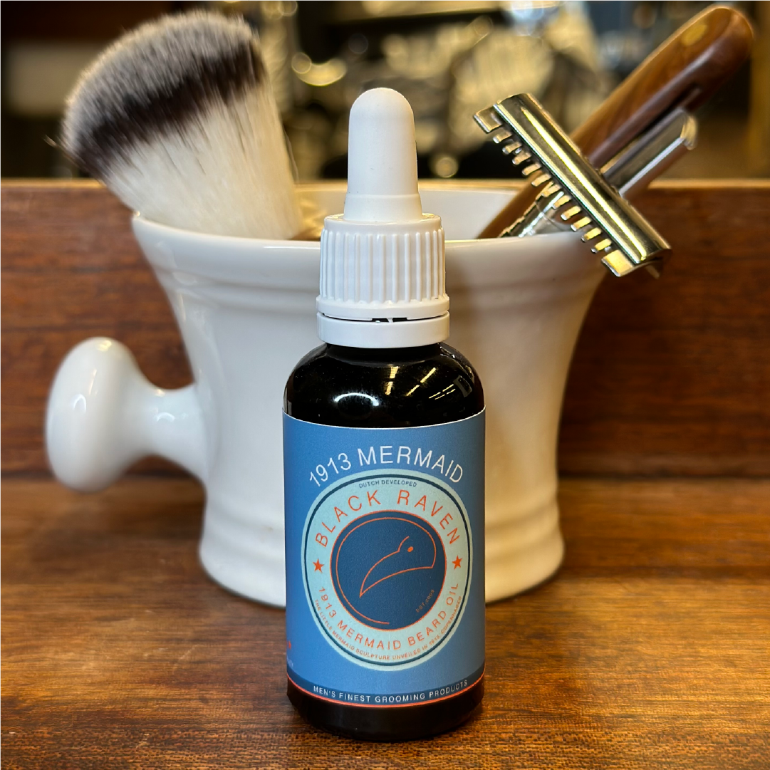 1913 Mermaid Beard Oil - Black Raven - 30ml