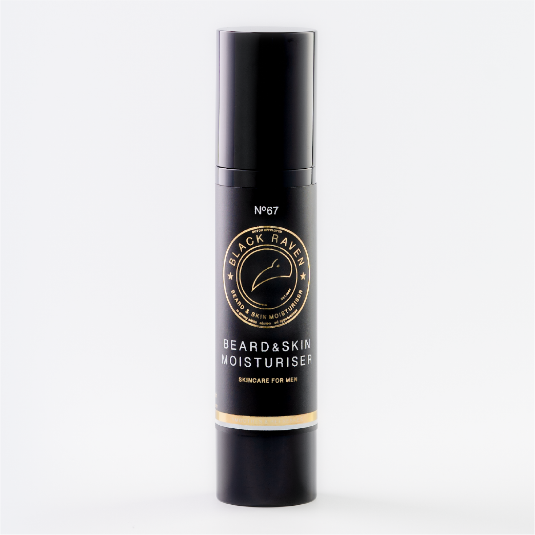 Feuchtigkeitscreme für Bart und Haut Nr. 67 – Black Raven – 50 ml 