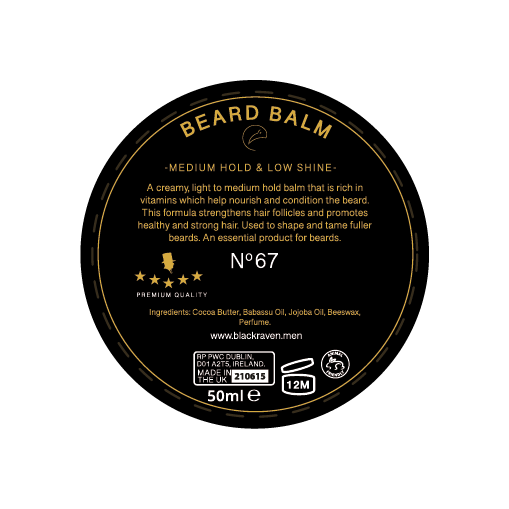 Beard Balm  No.67 - Black Raven - 75ml